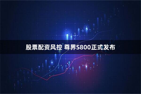 股票配资风控 尊界S800正式发布